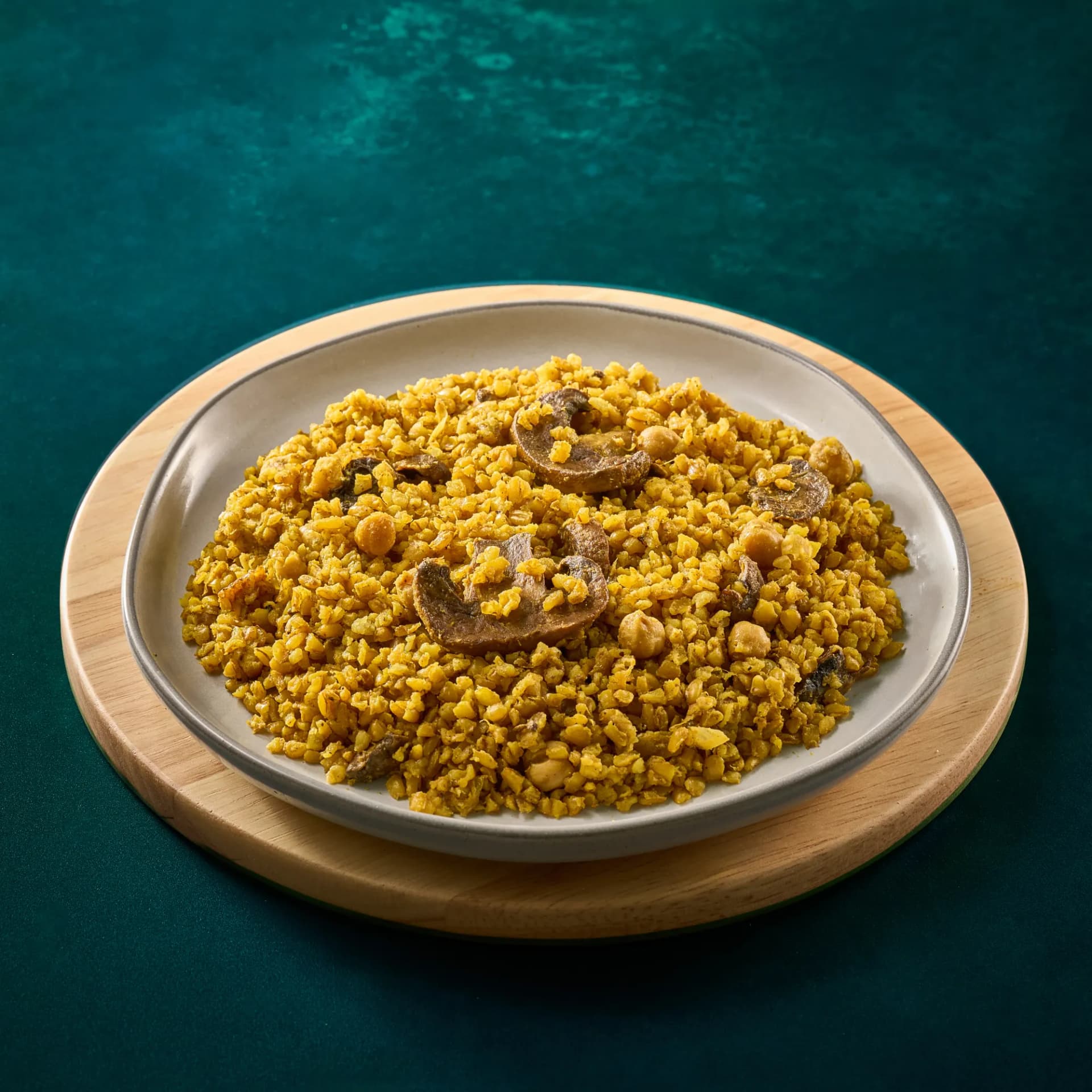 Bulgur & Mushroom Pilaf