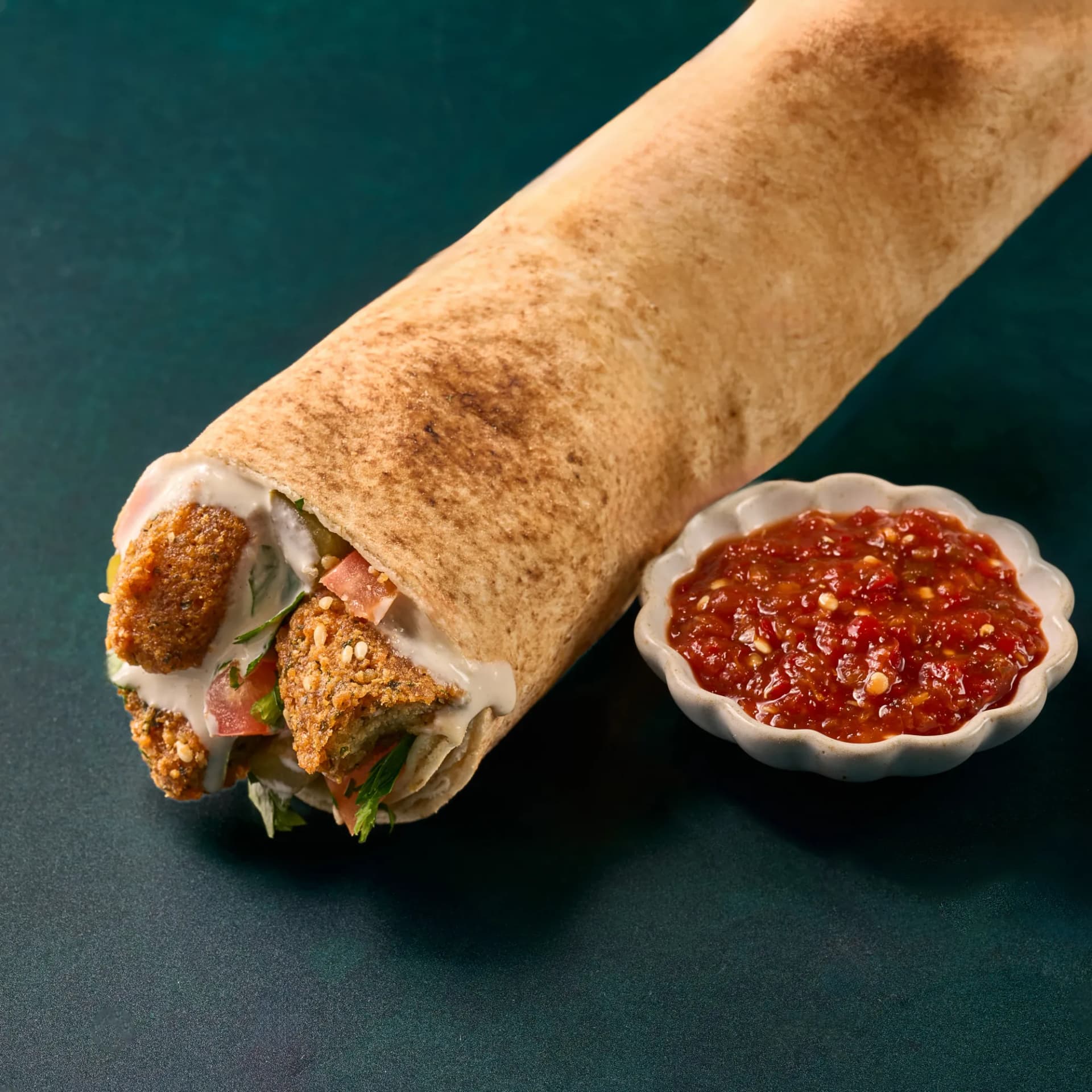 Spicy Falafel Wrap